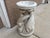 Late 20th Century Vintage Neoclassical Triple Dolphin Cast Stone Garden Pedestal For Sale - Image 5 of 9