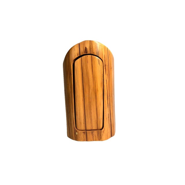 Brown 1980s Richard Rothbard Boxology Puzzle Box 4 PCS Hand Crafted Eastern Red Cedar 7.25" For Sale - Image 8 of 9