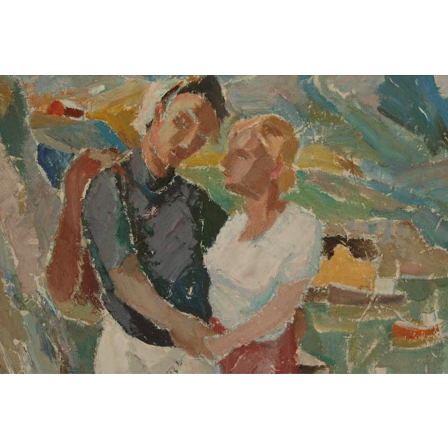Pelle Johansson, View of Östersund Jämtland, 1950s, Oil on Panel, Framed For Sale - Image 8 of 11