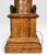 Antique Victorian Converted Brass Column Lamp on Wood Base With 1786 Plaque For Sale - Image 9 of 17