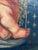 Attributed Cusco School Madonna & Child Oil on Canvas, Peru, 19th Century or Earlier, Family Provenance For Sale - Image 15 of 18