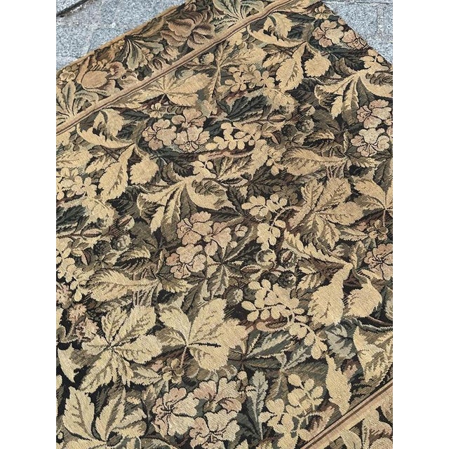 Vintage French Aubusson Style Jacquard Tapestry Panel, 1940s For Sale - Image 16 of 18