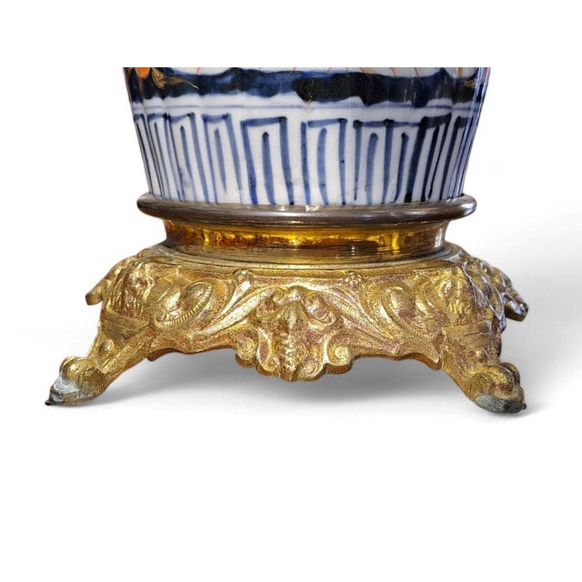 Ceramic Japanese Imari Porcelain Lamps, Set of 2 For Sale - Image 7 of 10