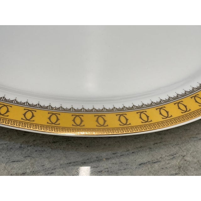 Vintage Casati Fine Porcelain Bavaria Design Serving Platter For Sale - Image 4 of 5