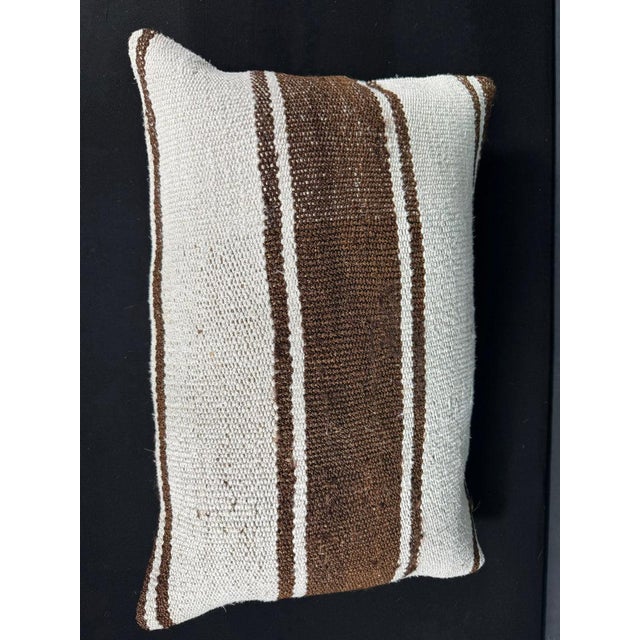 Turkish Hemp Pillow Cushion Natural Beige Brown Pillow Cushion Cover 16" x 24" #30172 Enhance your home decor with our...