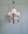 1970s Space Age Chandelier in Chromed Metal and White Opaline Glass by G. Sciolari for Boulanger, 1970s For Sale - Image 5 of 15