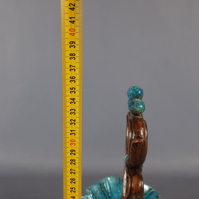 Vintage Majolica Terracotta Shell Centerpiece, 1960s For Sale - Image 12 of 13