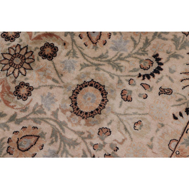 Boho Chic Pak-Persian Beige/Gold Wool Rug - 9'10'' X 13'10'' For Sale In New York - Image 6 of 8