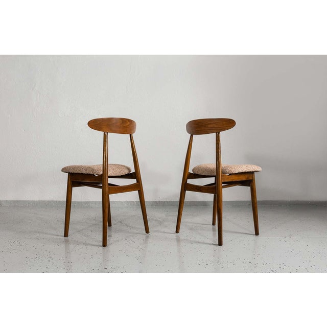 Vintage Dining Chairs by ZFM, Poland, 1960s, Set of 4 For Sale - Image 9 of 18