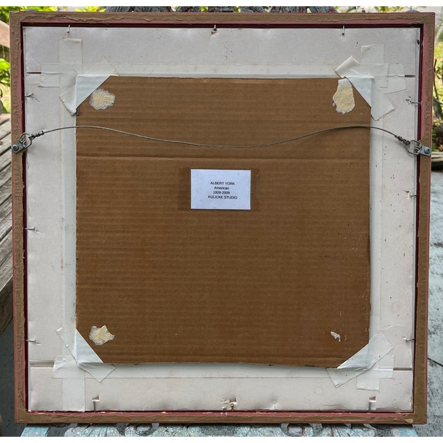 American Landscape Painting in the Manner of Albert York (1928-2009) Signed For Sale - Image 9 of 12