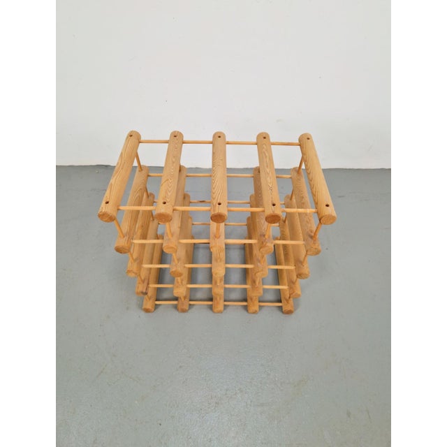 Vintage Wine Rack attributed to Richard Nissen for Langaa, Denmark, 1960s For Sale - Image 6 of 8