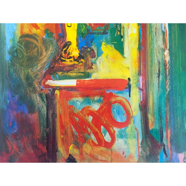 Hans Hofmann Vintage 1998 Abstract Expressionist Lithograph Calendar Print " Vase on a Red Table " 1938 For Sale In Kansas City - Image 6 of 9