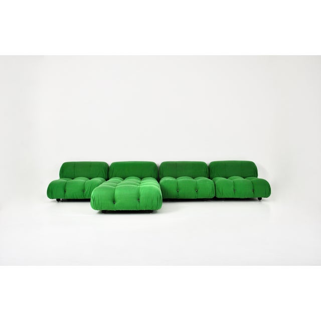 Green Camaleonda Sofa Set by Mario Bellini for B&B Italia, 1970s, Set of 5 For Sale - Image 14 of 14