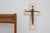 Belgian Bronze and Marble Crucifix, 1920s For Sale - Image 4 of 11