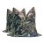 Botanical Brocade Pillows in Deep Plum - A Pair For Sale