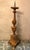 Traditional 19th C Italian Gilt Wood and White Paint Candlestick For Sale - Image 3 of 9