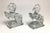 Mid-Century Modern Glass Rearing Horse Bookends Pair by L.E. Smith. Each 8inches tall by 6“ x 3“ They are in wonderful...