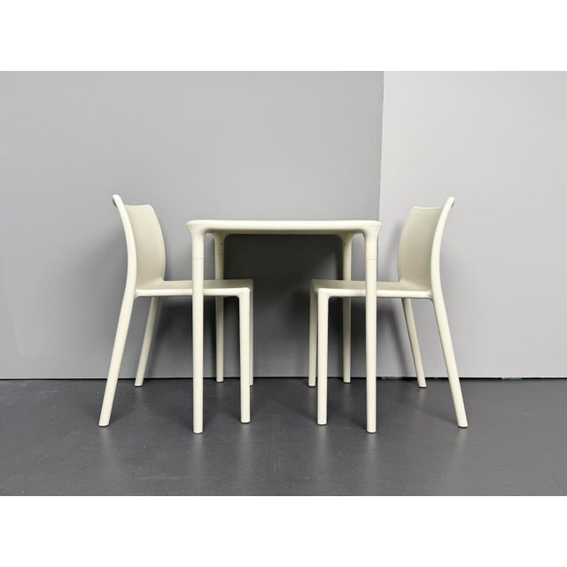 Plastic Air Chair and Table by Jasper Morrison for Magis, Italy, 2000s, Set of 3 For Sale - Image 7 of 10