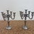 Pair of Italian Pewter Candelabras - Mid 20th Century For Sale - Image 11 of 11