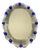 Hand-Carved Venetian Oval Mirror by Simoeng For Sale