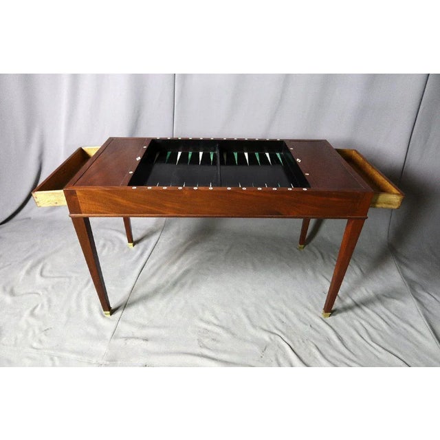 Louis XVI Mahogany Games Table For Sale - Image 6 of 13