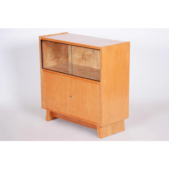 1950s Mid-Century Modern Czech Cabinet, 1940s For Sale - Image 5 of 9
