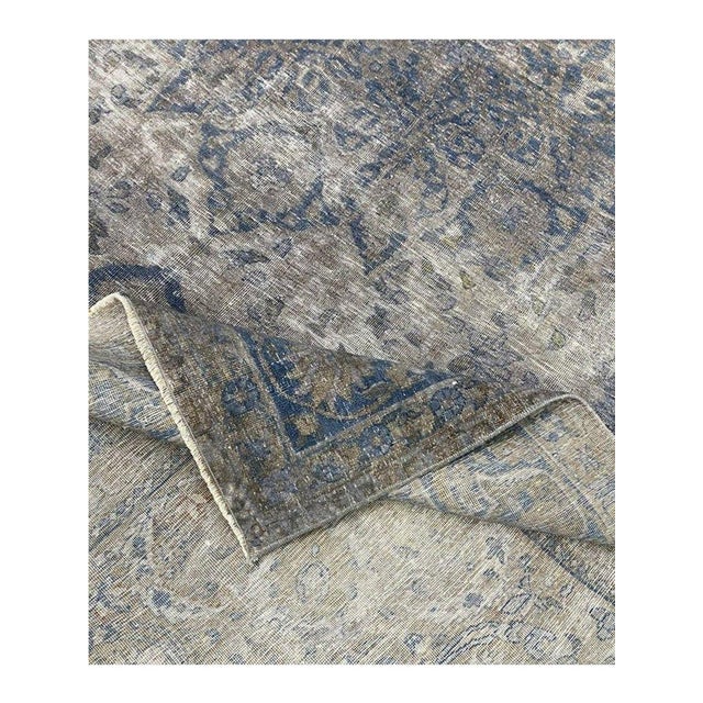 7x10 Antique Persian Kerman Area Rug - 106439 For Sale - Image 10 of 10