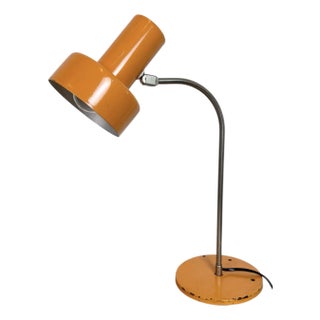 Vintage Orange Table Lamp, 1970s For Sale
