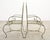 Metal Set of Four Rose Tarlow Style Iron Lattice Garden Chairs For Sale - Image 7 of 18