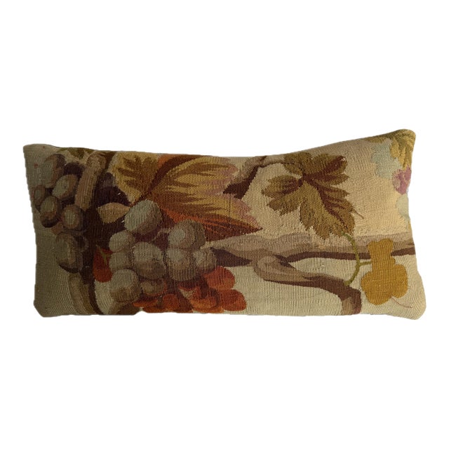 16th Century Brussels Fruit Tapestry Pillow For Sale