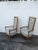 French Tall Side Livingroom Fireplace Accent Chairs a Pair 6106 For Sale - Image 15 of 17