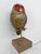 Sergio Bustamante Brass and Hand Painted Paper Mache Owl Sculpture, Sergio Bustamante, 1970's For Sale - Image 4 of 7