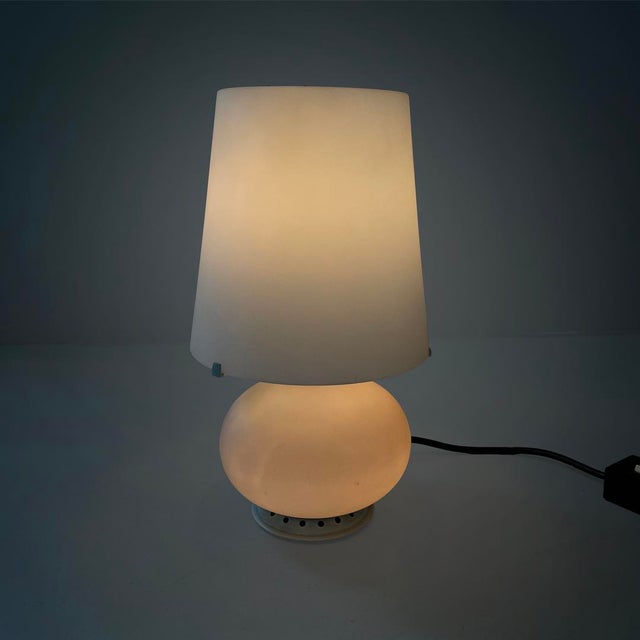 Fontana Arte Modern Italian Table Lamp by Max Ingrand for Fontana Arte, 1990s For Sale - Image 4 of 12