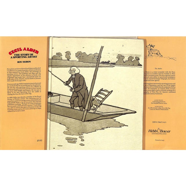 Traditional "Cecil Aldin: The Story of a Sporting Artist" Book 1981 Heron, Roy For Sale - Image 3 of 12