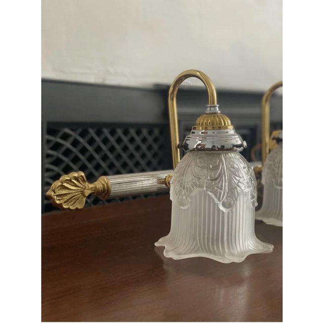 2000 - 2009 Feiss Pasquale Wall 5 Light Vanity Sconce Vintage Deco Style For Sale - Image 5 of 7