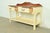 Ethan Allen American Colonial Cream Lacquered Maple Sideboard Buffet Server or Console Table For Sale In South Bend - Image 6 of 15