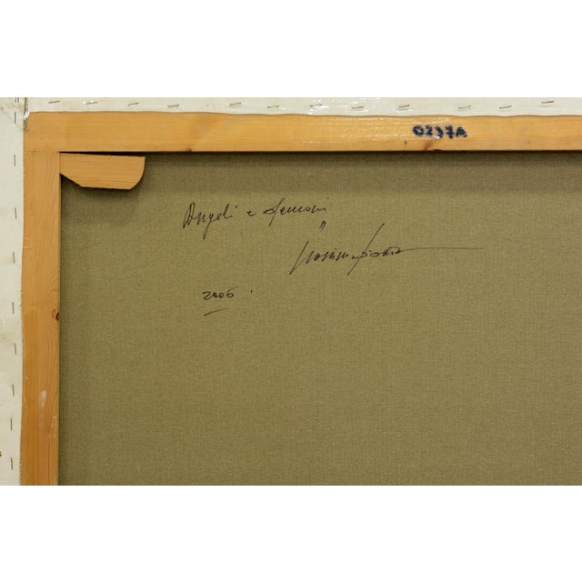 Massimo D’Orta, Angeli e Demoni, Mixed Media on Canvas, 2006 For Sale - Image 7 of 8