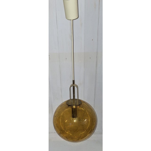 Vintage Pendant Lamp by Doria-Leuchten, 1970s For Sale - Image 4 of 9
