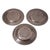Traditional Set of Three Flat Rim Pewter Plates, C. 1775-1800 For Sale - Image 3 of 14