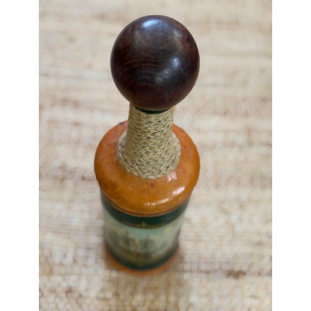 Vintage Italian Leather Bottle For Sale - Image 11 of 11