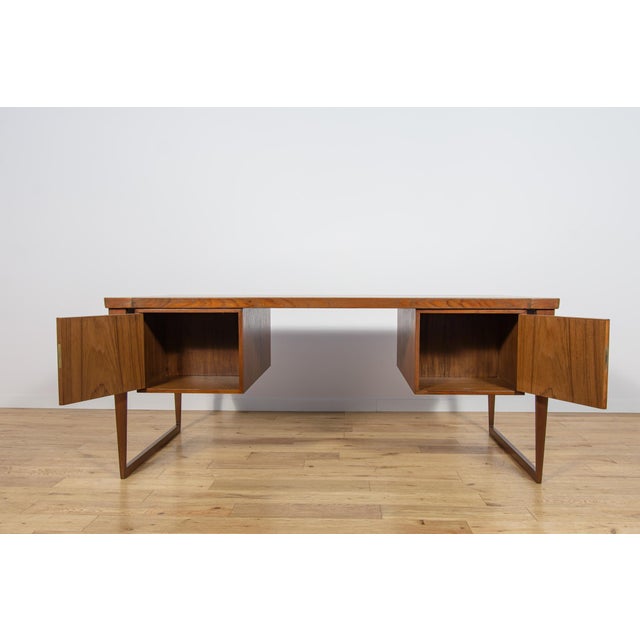 Model 70 Desk in Teak by Kai Kristiansen for Feldballes Møbelfabrik, Denmark, 1960s For Sale - Image 12 of 18