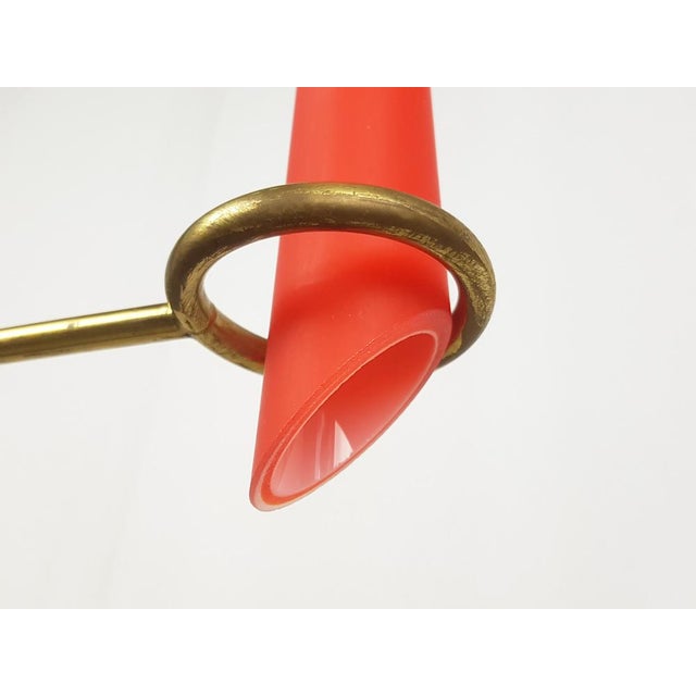 Black Metal and Brass Floor Lamp from Stilnovo, 1950s For Sale - Image 6 of 15