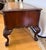 Sligh-Lowry Furniture Co. Sligh Carved Mahogany Leather Top Desk For Sale - Image 4 of 12