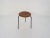 Teak and Metal Tripod Stool, Denmark, 1960s For Sale - Image 5 of 9