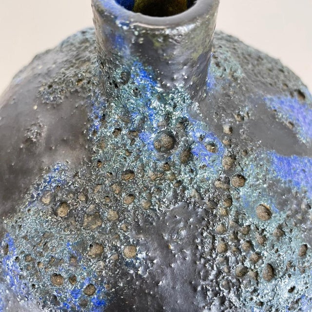 Abstract Ceramic Studio Pottery Vase from Gerhard Liebenthron, Germany, 1970s For Sale - Image 12 of 18