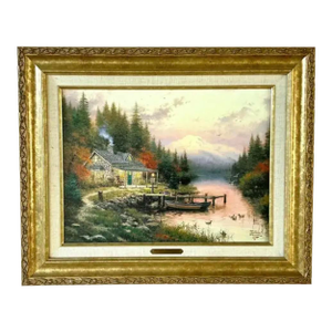 Thomas Kinkade "The End of a Perfect Day" Limited Edition Canvas Classic
