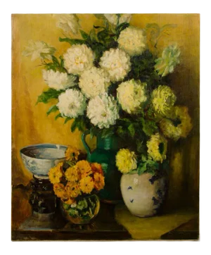 "Bouquet" Still Life Oil Painting by Avis L. McClean