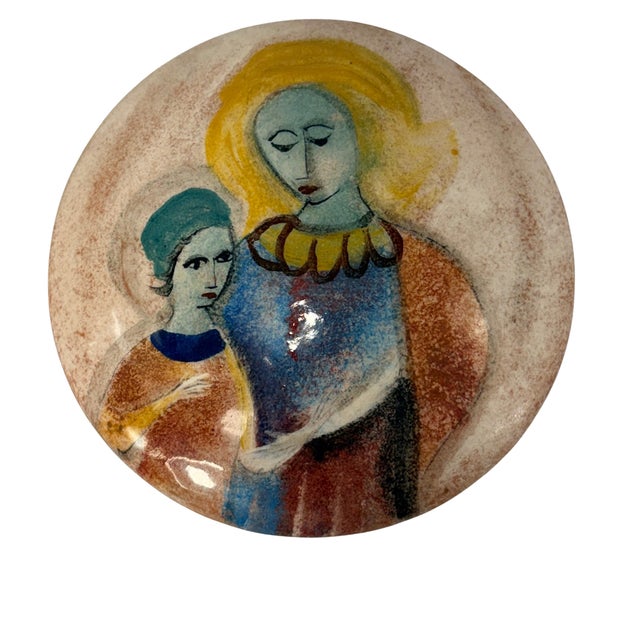 1960s Rare Polia Pillin California Pottery Lidded Bowl MCM Art Pottery For Sale - Image 14 of 14