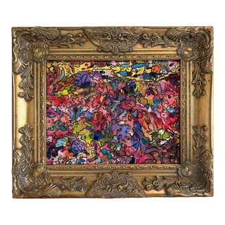 Original Abstract Painting Serg Graff "Mystic Mana Gerie" Fantasy Surreal Coa For Sale