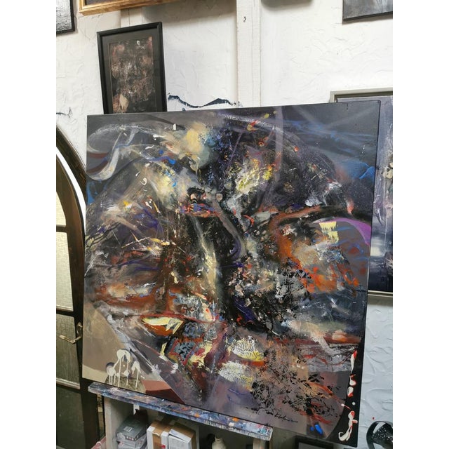 Contemporary Ovidiu Kloska, and the Spirit Shall Live On, Acrylic on Canvas For Sale - Image 3 of 8